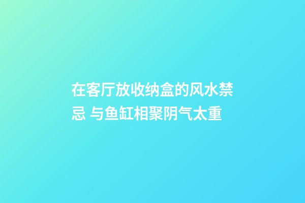 在客厅放收纳盒的风水禁忌 与鱼缸相聚阴气太重